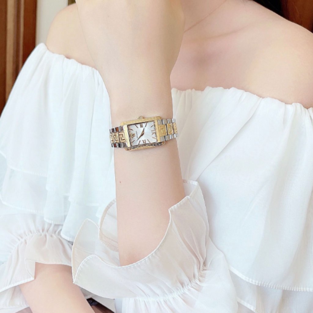 Sale Versace Womens Gold 23mm Bracelet Fashion Watch